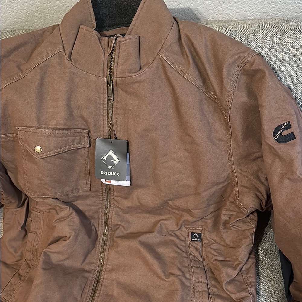 Dri Duck Endeavor Canyon cloth canvas jacket with Sherpa lining Cummins